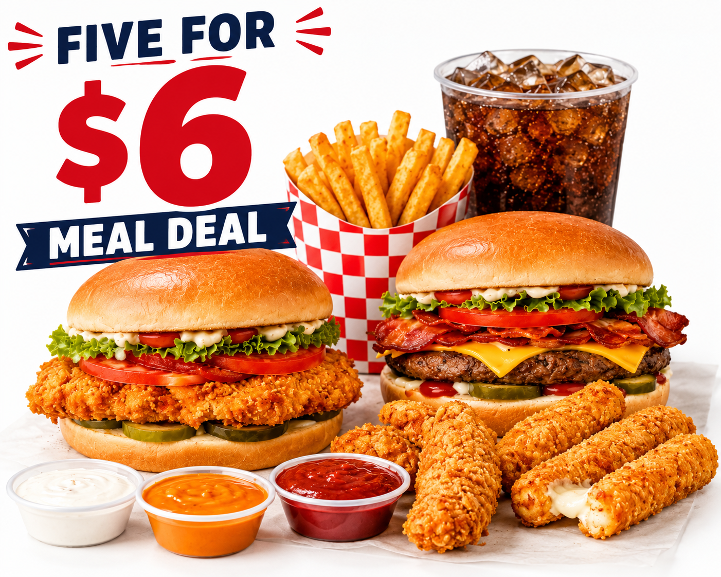 Checkers burger value deal