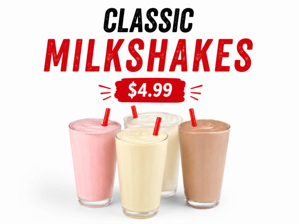 Classic Milkshakes