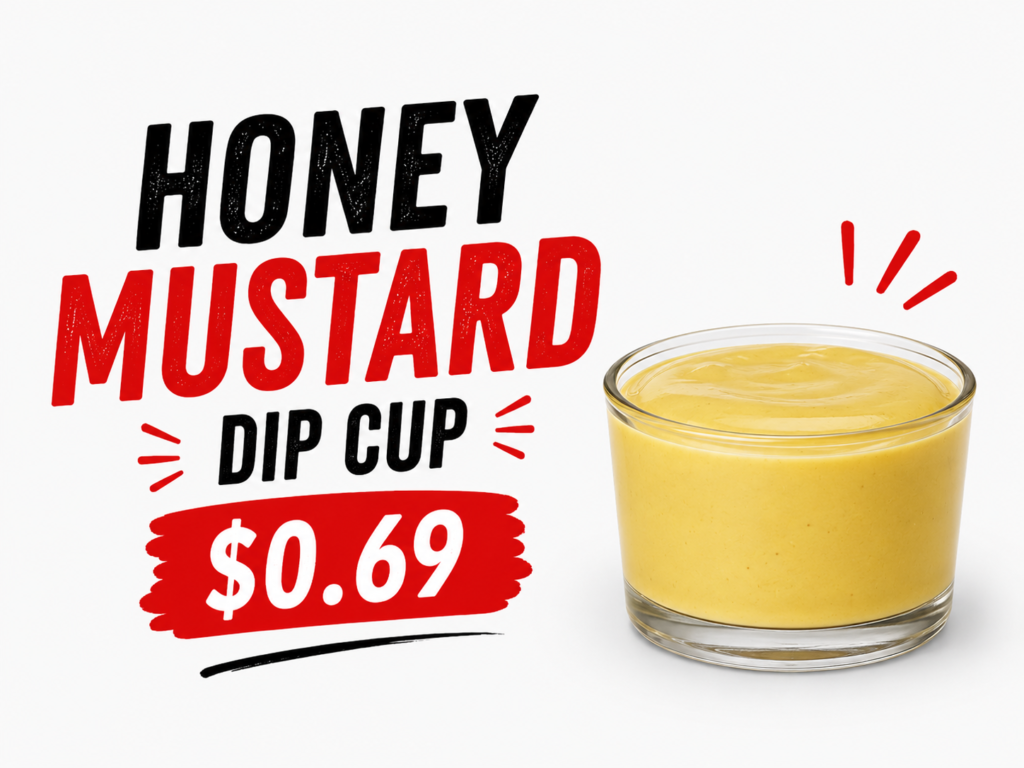 Honey Mustard Dip Cup