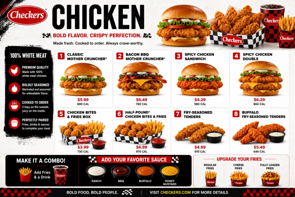 Bold flavors, crispy chicken at Checkers