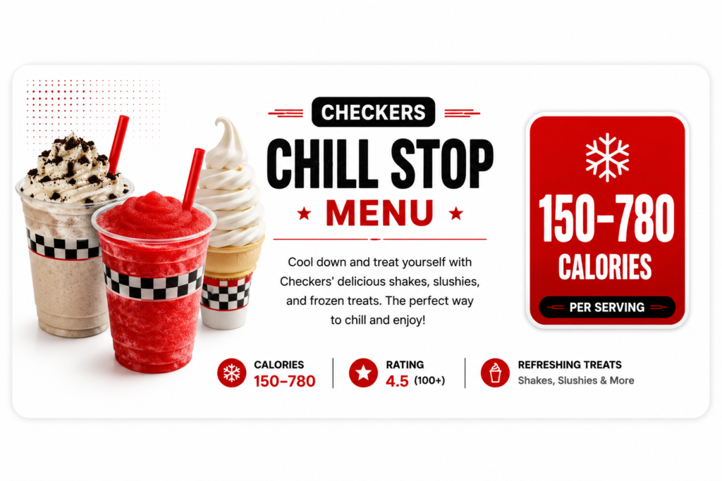 Chill Stop Dessert Menu