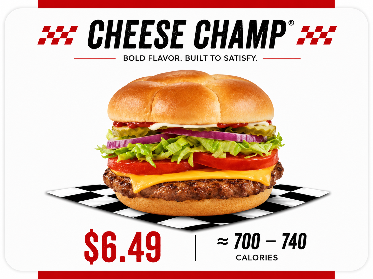 Fry Lovers Double Checkers burger