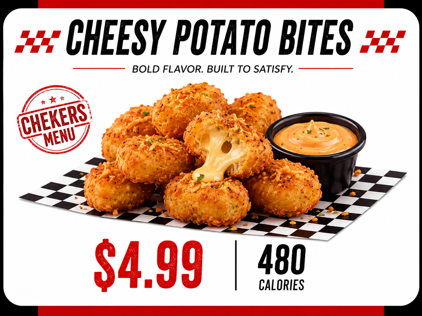 Checkers Cheesy Potato Bites