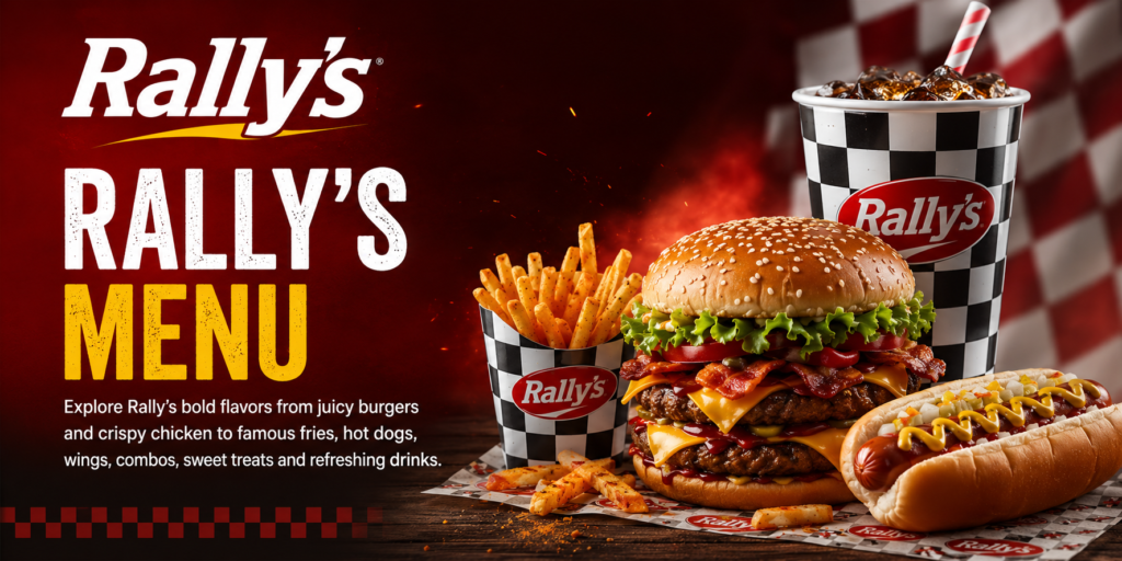 RALLY’S MENU