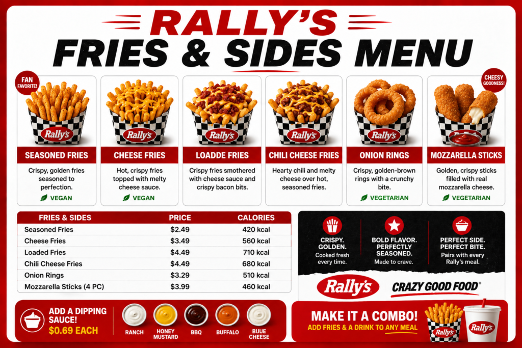 fries sides menu