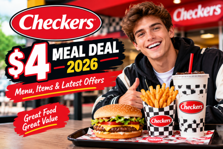 Checkers $4 meal deal