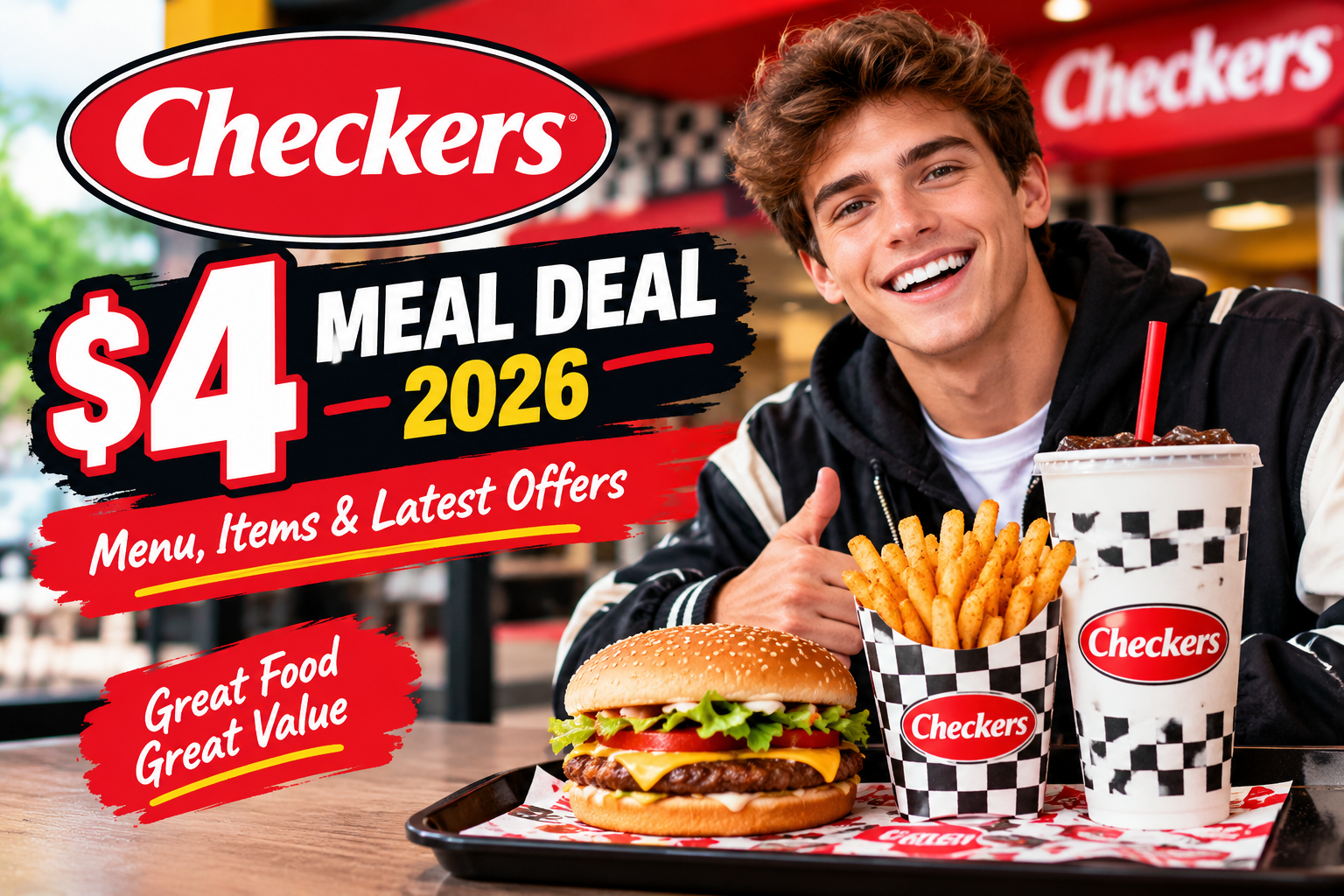 Checkers $4 meal deal